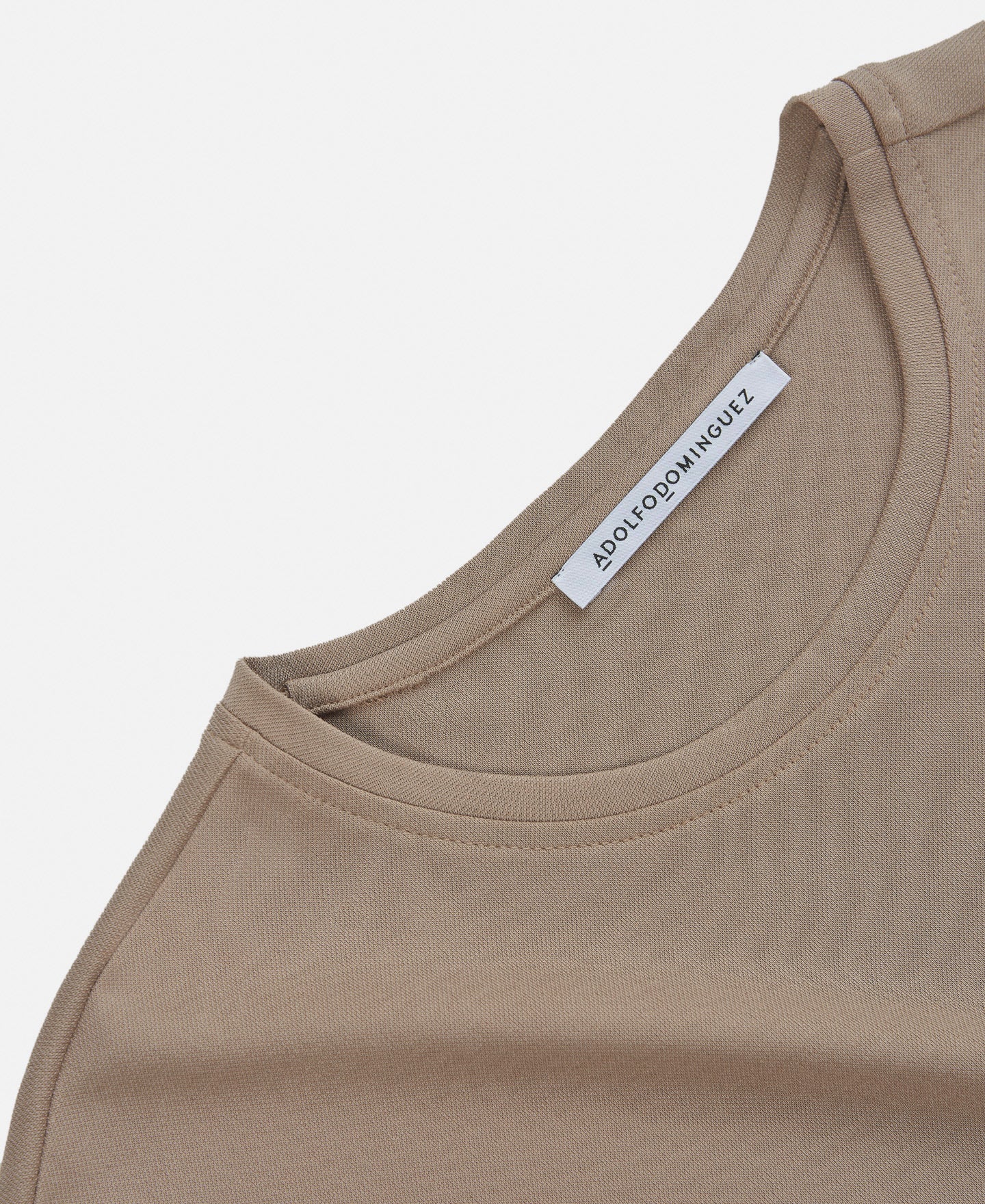 Camel Modal Crew Neck T-Shirt