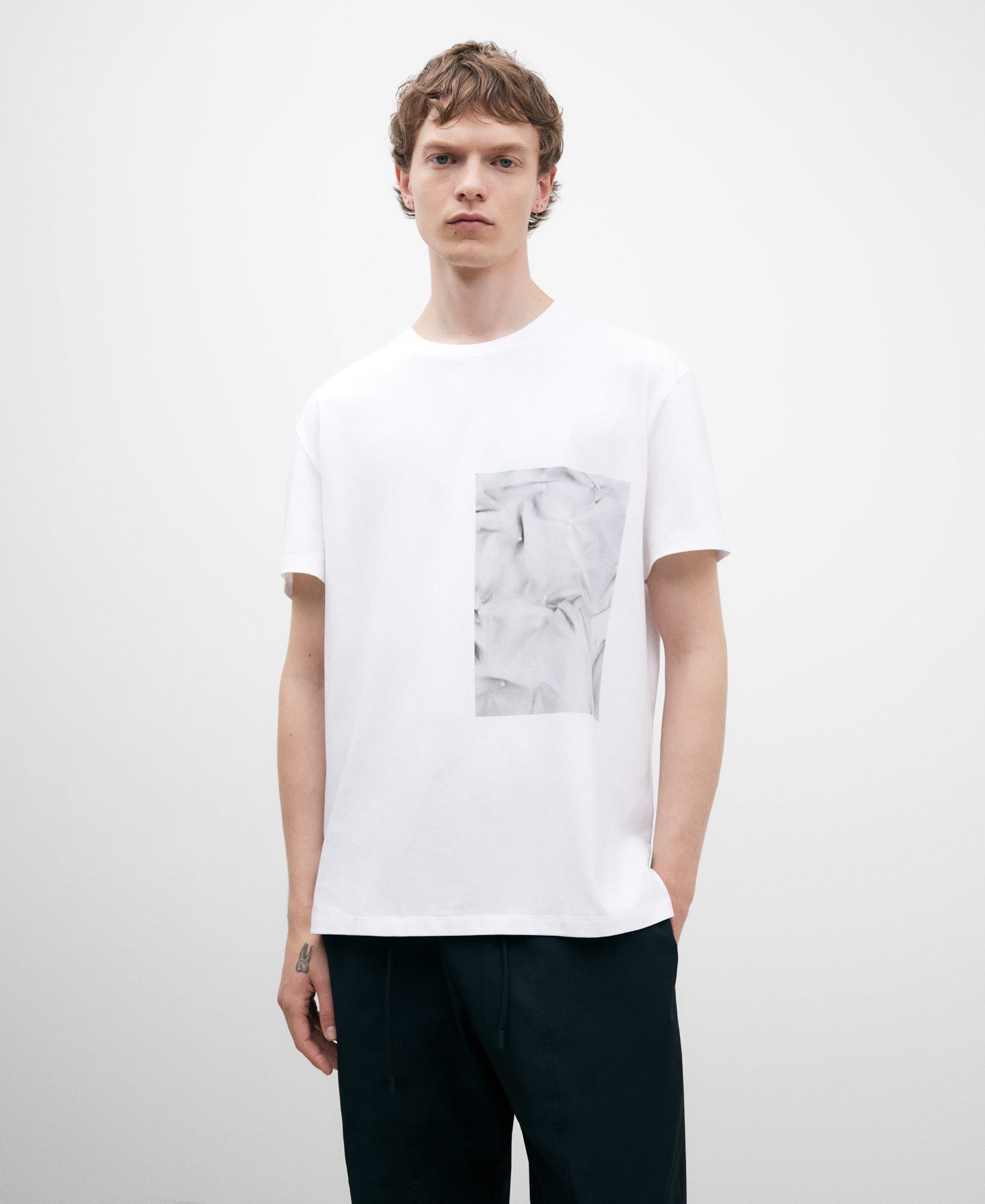 Oversized Positional Print T-Shirt