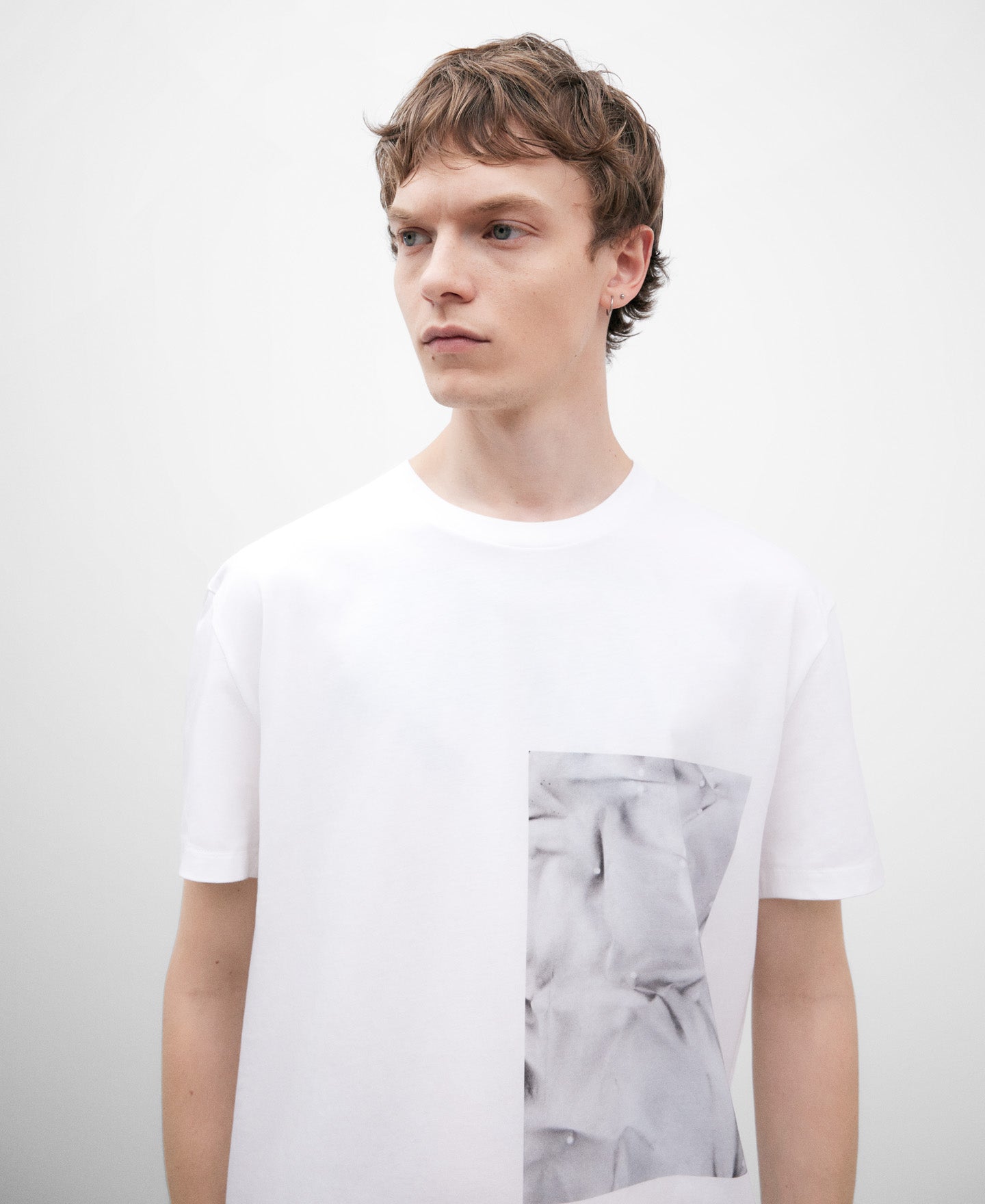 Oversized Positional Print T-Shirt
