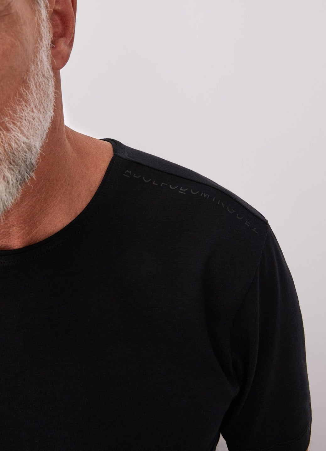 Black Lyocell Short Sleeve T-Shirt