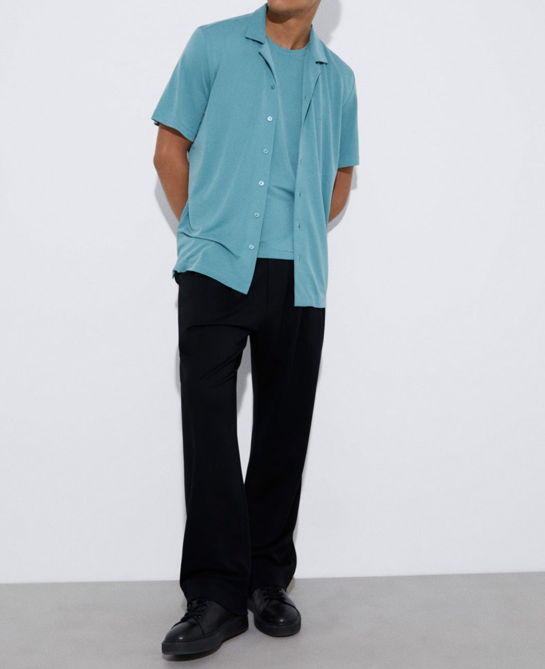 Topaz Blue Responsible Modal Basic T-Shirt