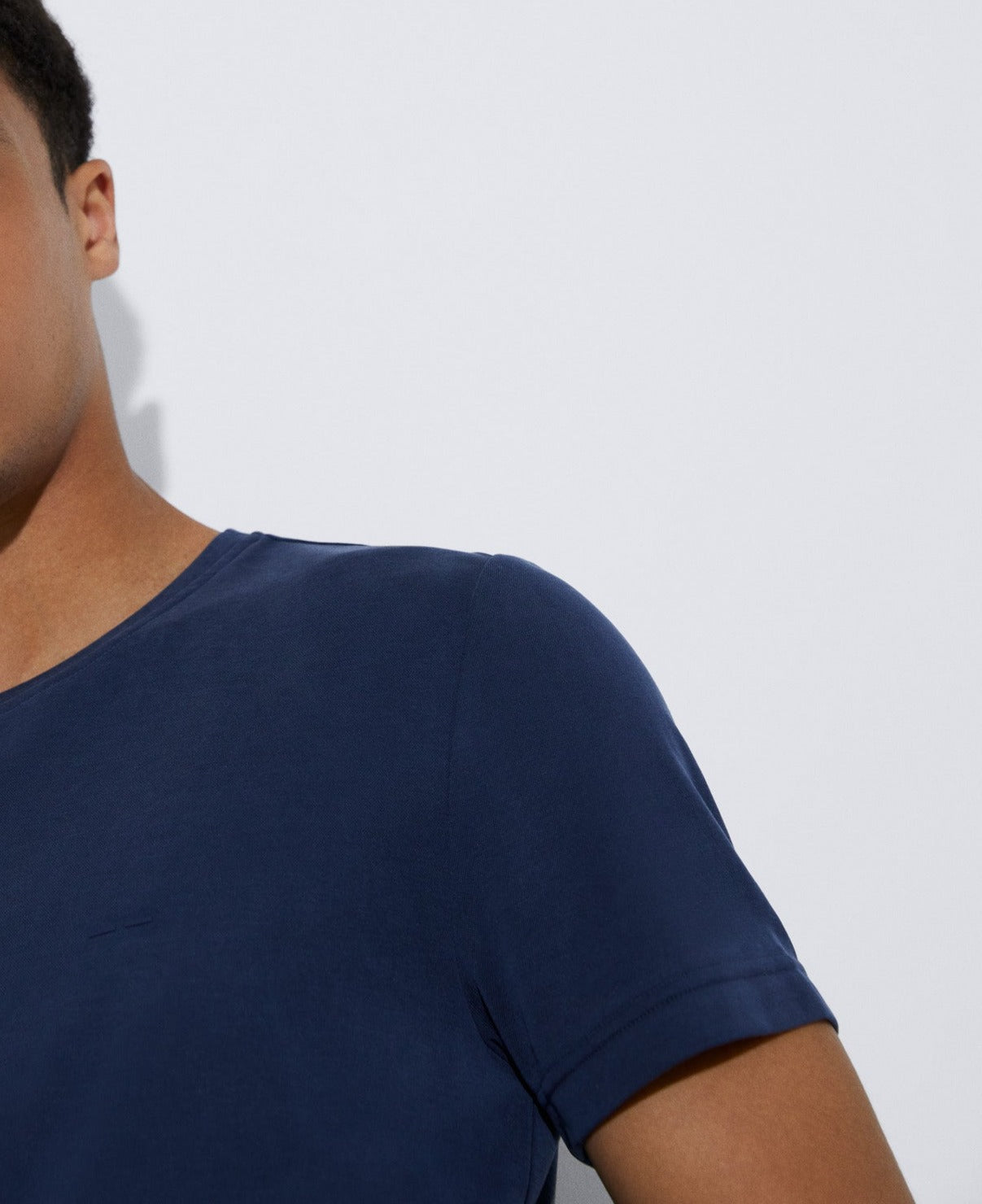Navy Blue Responsible Modal Basic T-Shirt