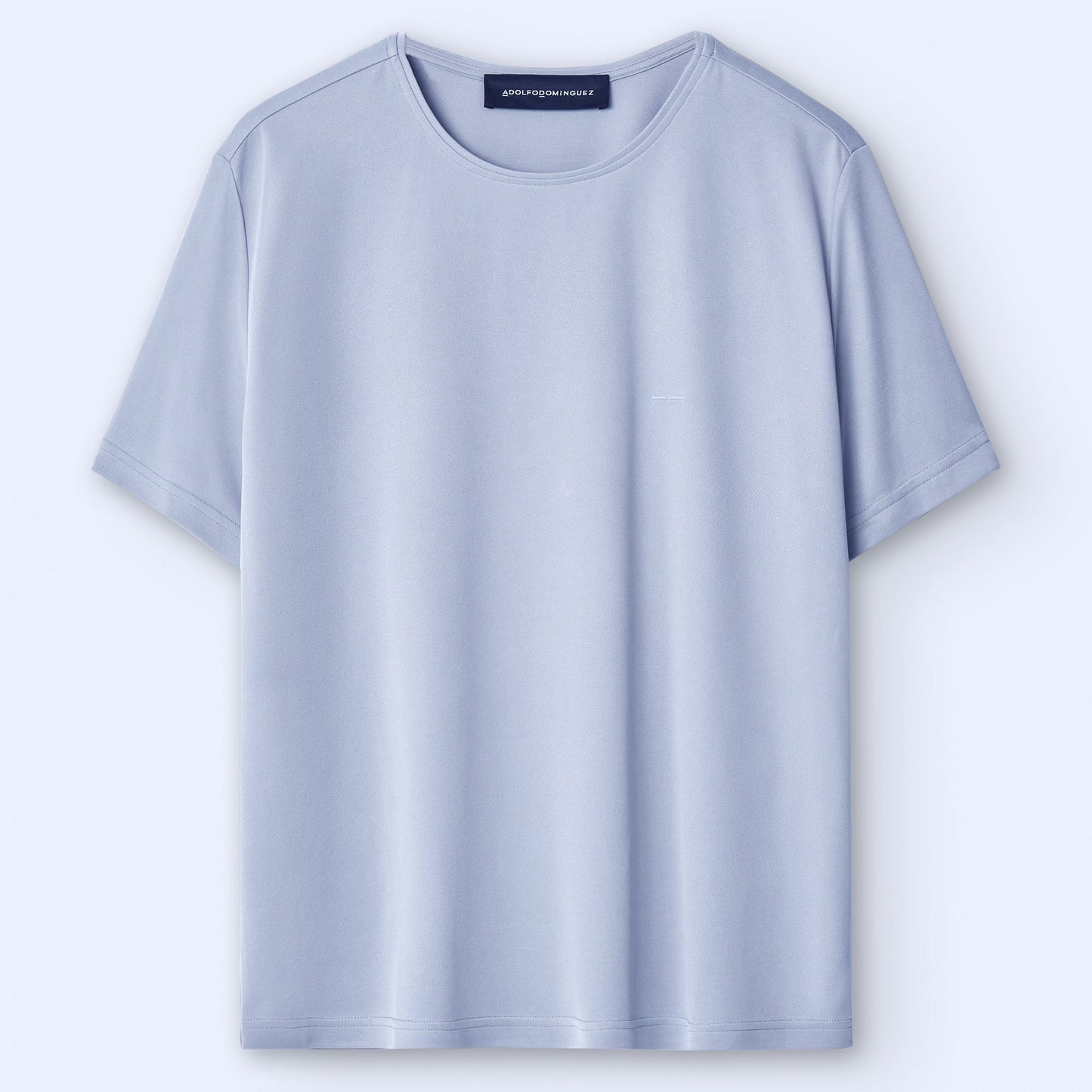 Modal Crew Neck T-Shirt in Light Grey