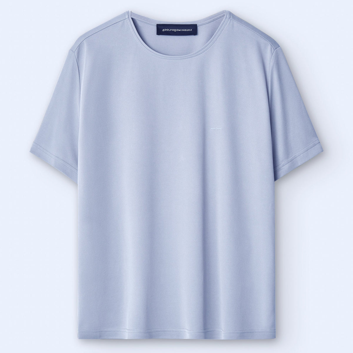 Modal Crew Neck T-Shirt in Light Grey