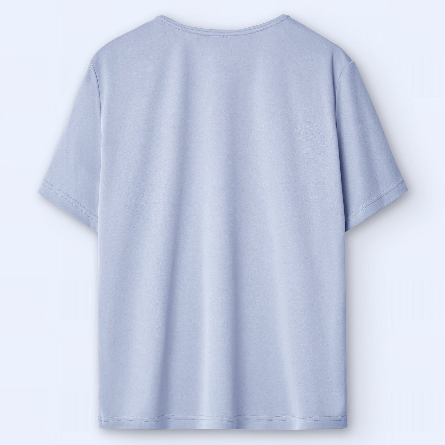 Modal Crew Neck T-Shirt in Light Grey