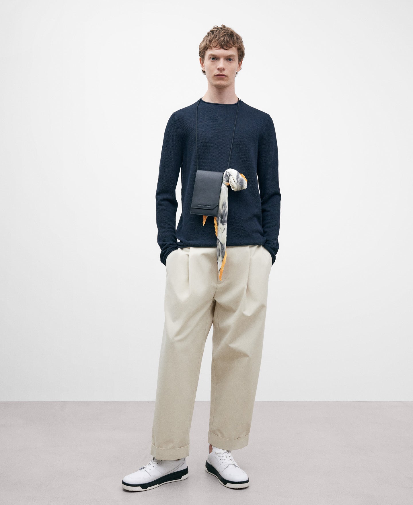 Navy Blue Long Sleeve T-Shirt