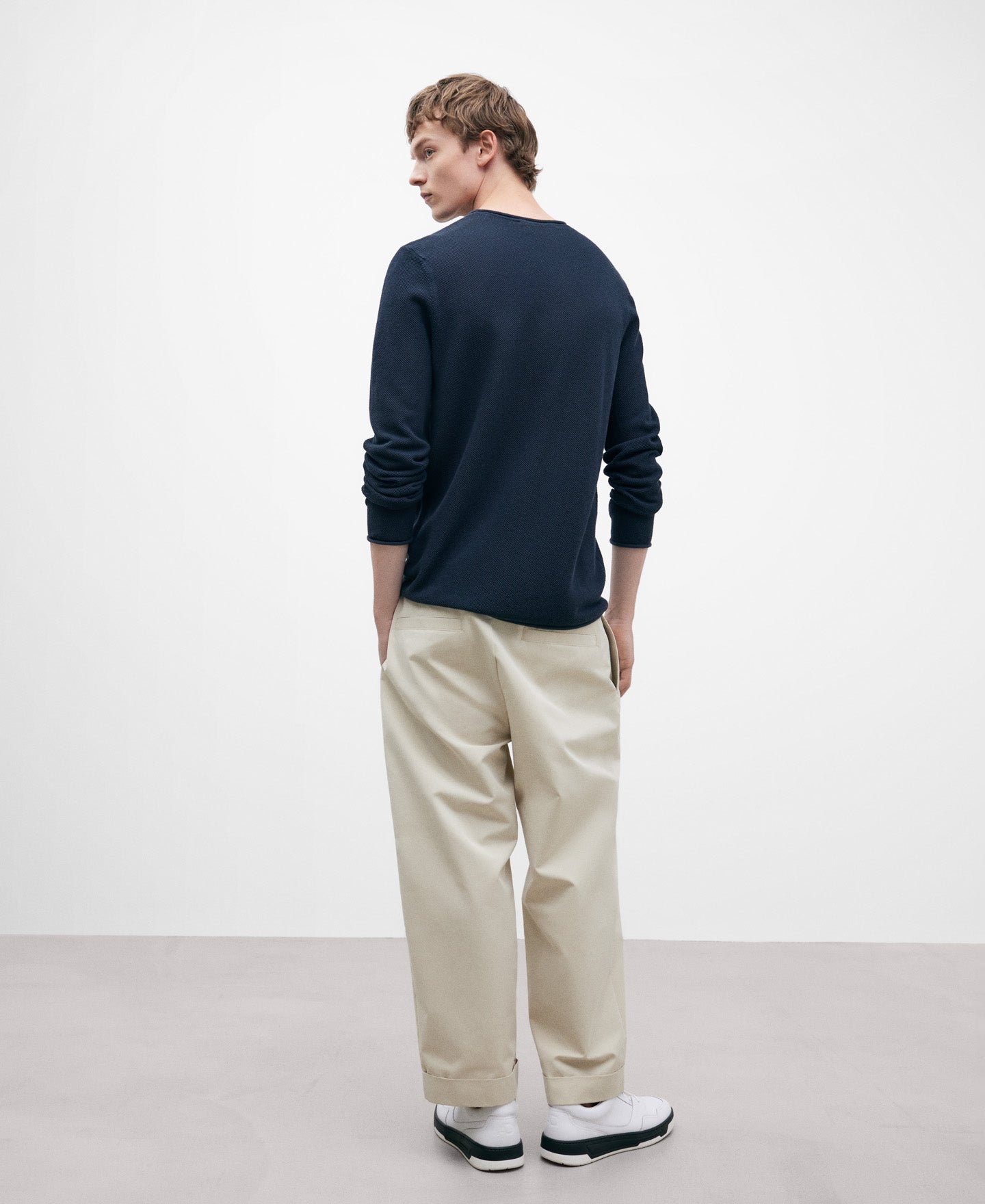 Navy Blue Long Sleeve T-Shirt