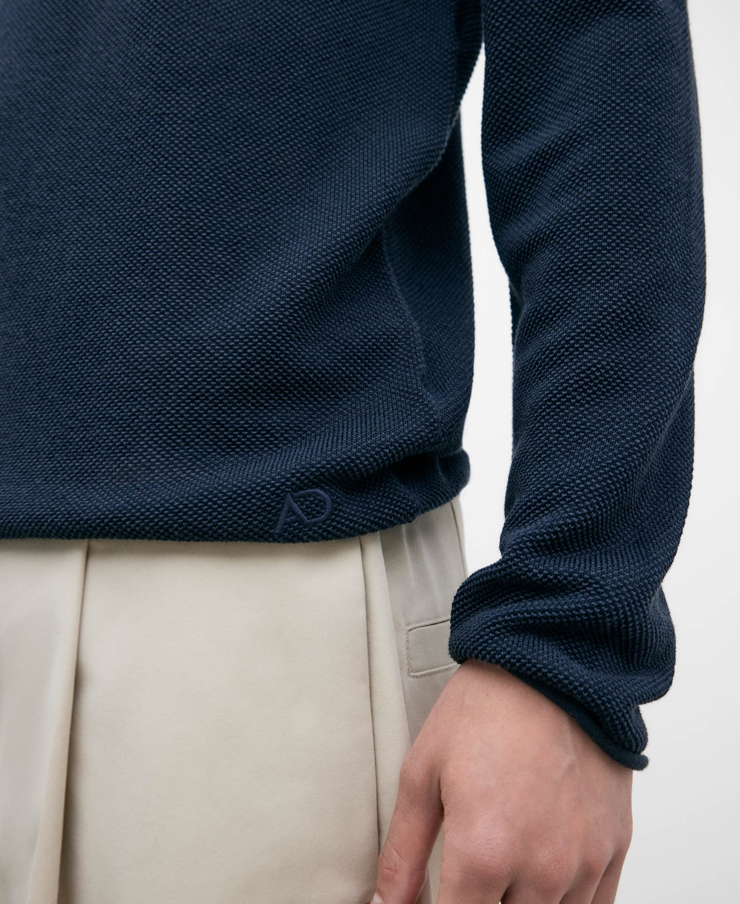 Navy Blue Long Sleeve T-Shirt