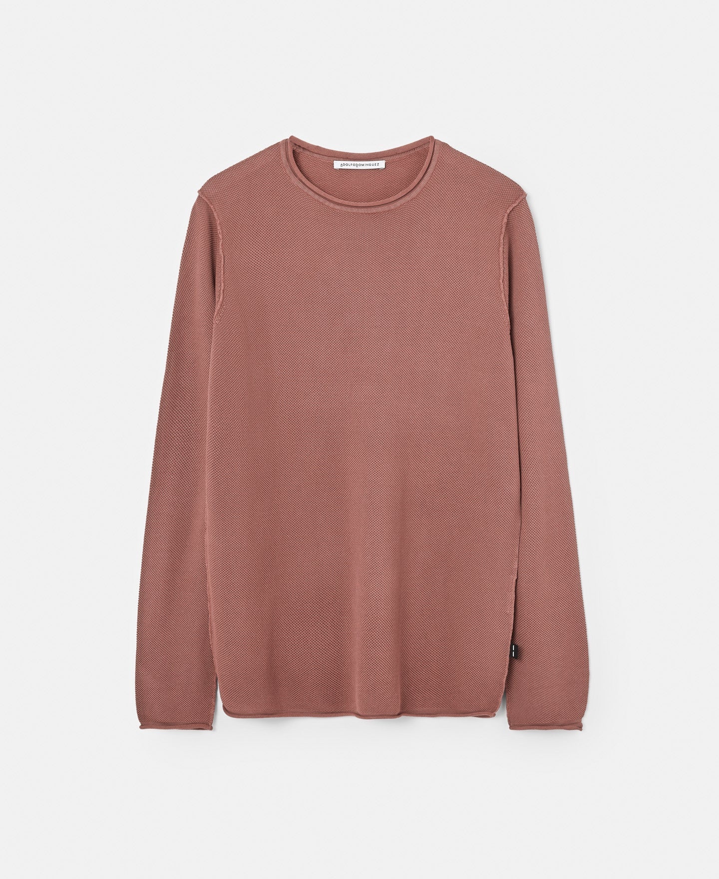Light Brown Viscose And Cotton Knitted T-Shirt