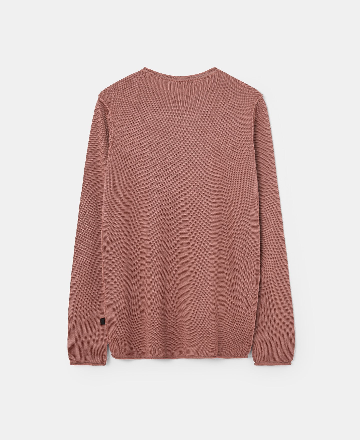 Light Brown Viscose And Cotton Knitted T-Shirt