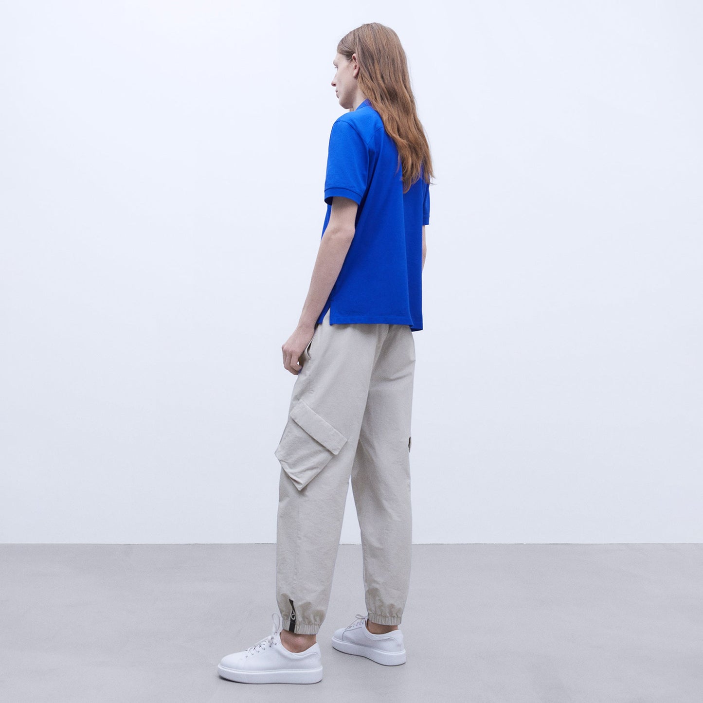 Cobalt Cotton Polo - European Luxury