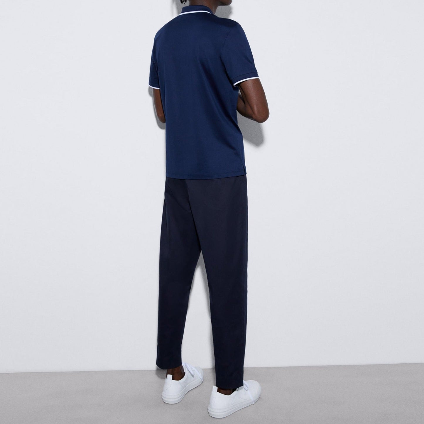 Navyblue Mercerized Cotton Polo Shirt