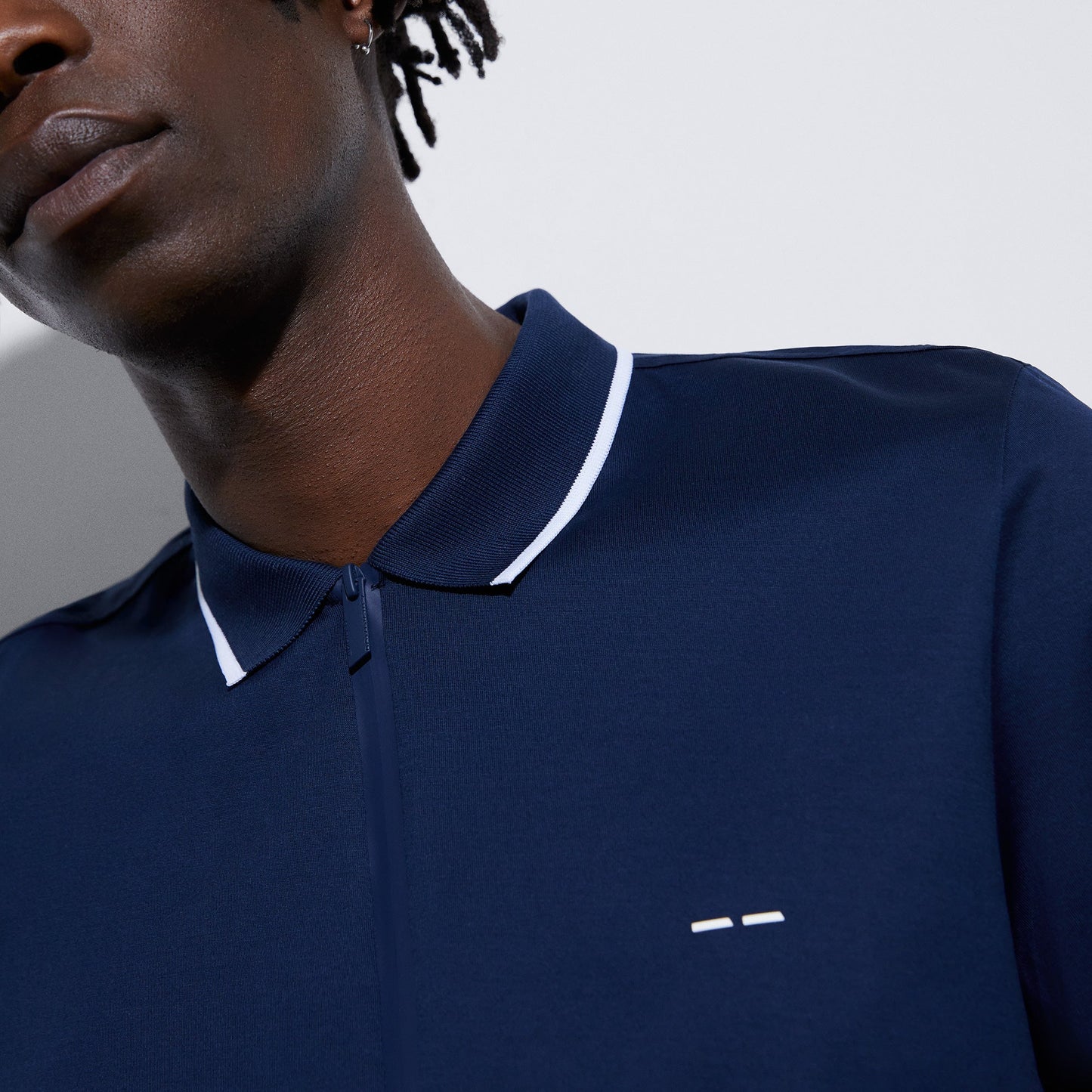 Navyblue Mercerized Cotton Polo Shirt