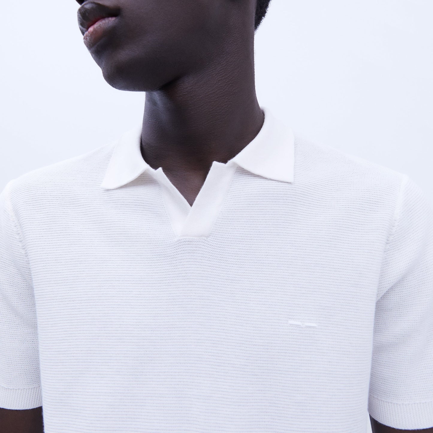 Classic White Polo Shirt For Men