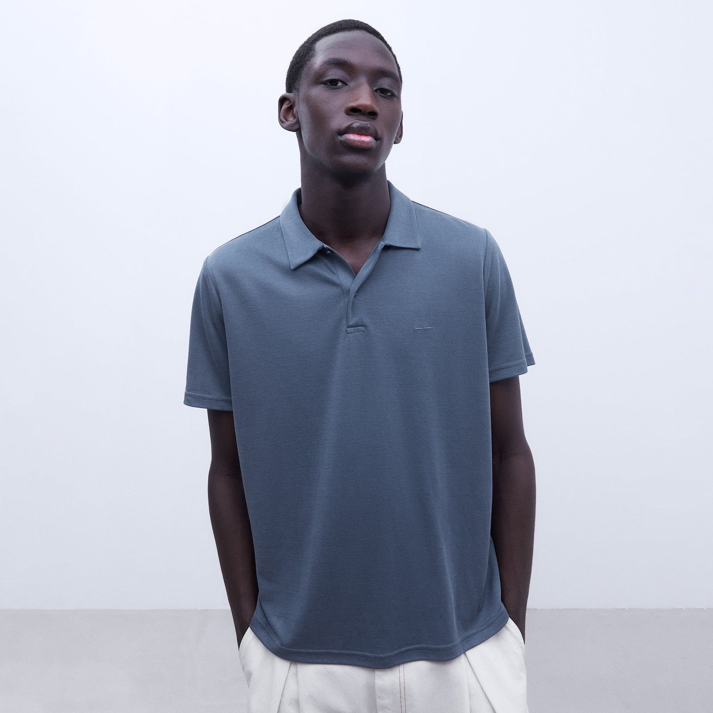 Blue Mallard Modal Polo Shirt