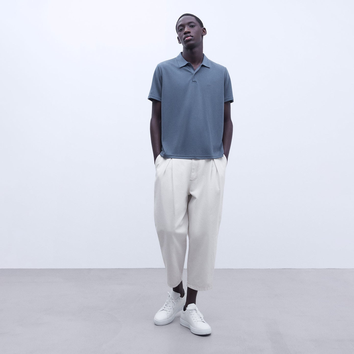 Blue Mallard Modal Polo Shirt