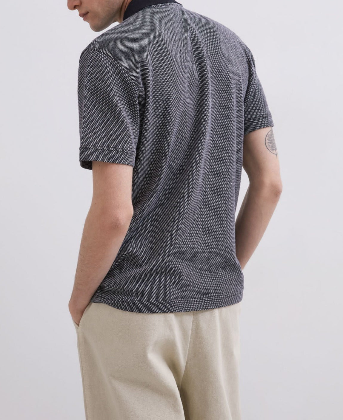 Navy Blue Blue Polo Shirt In Cotton Jersey