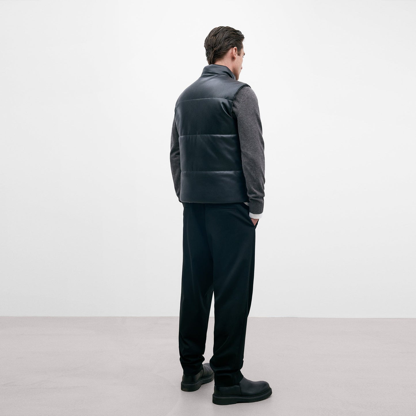 Reversible Padded Waistcoat For Menmen