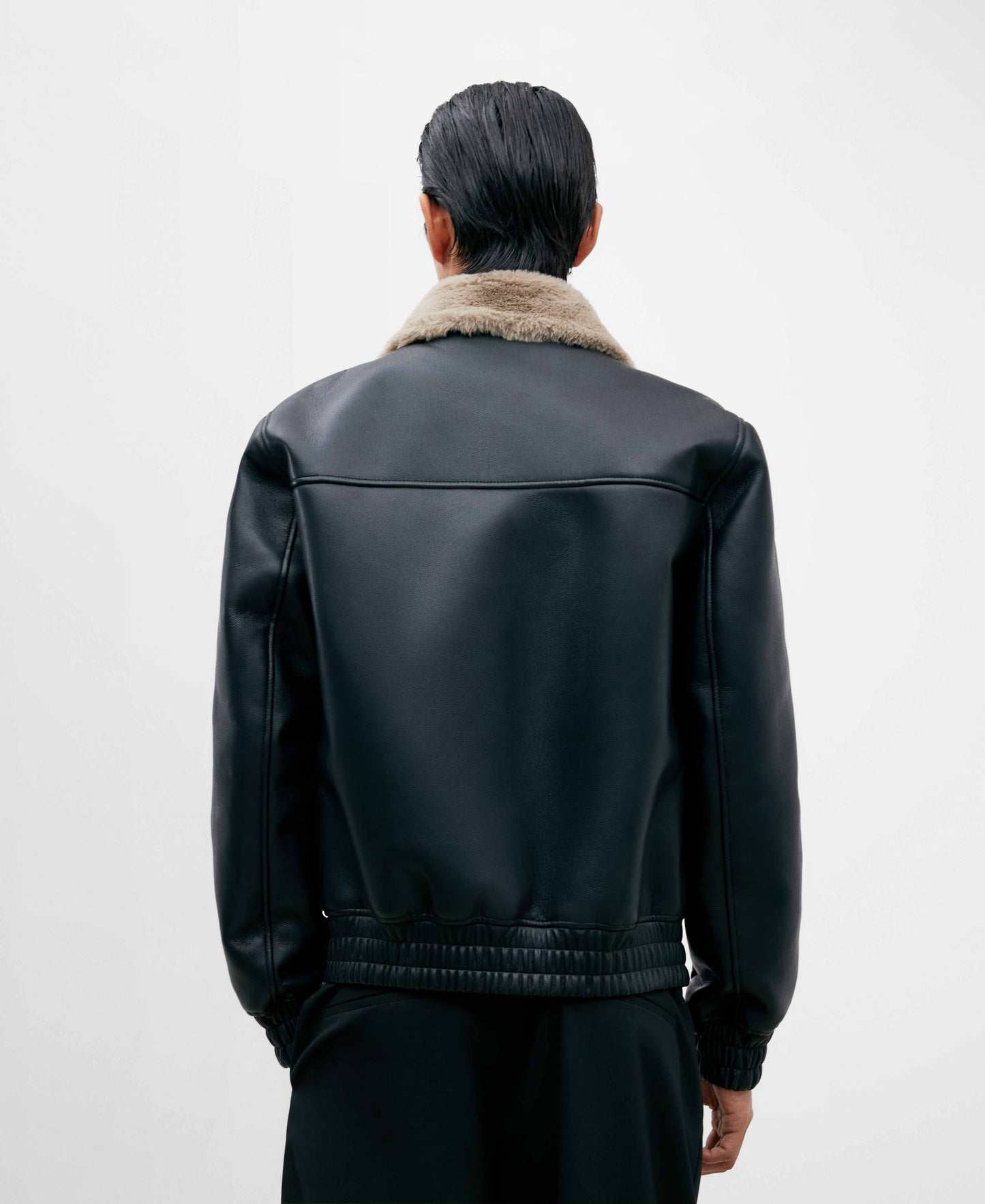 Black Aviator Jacket For Men