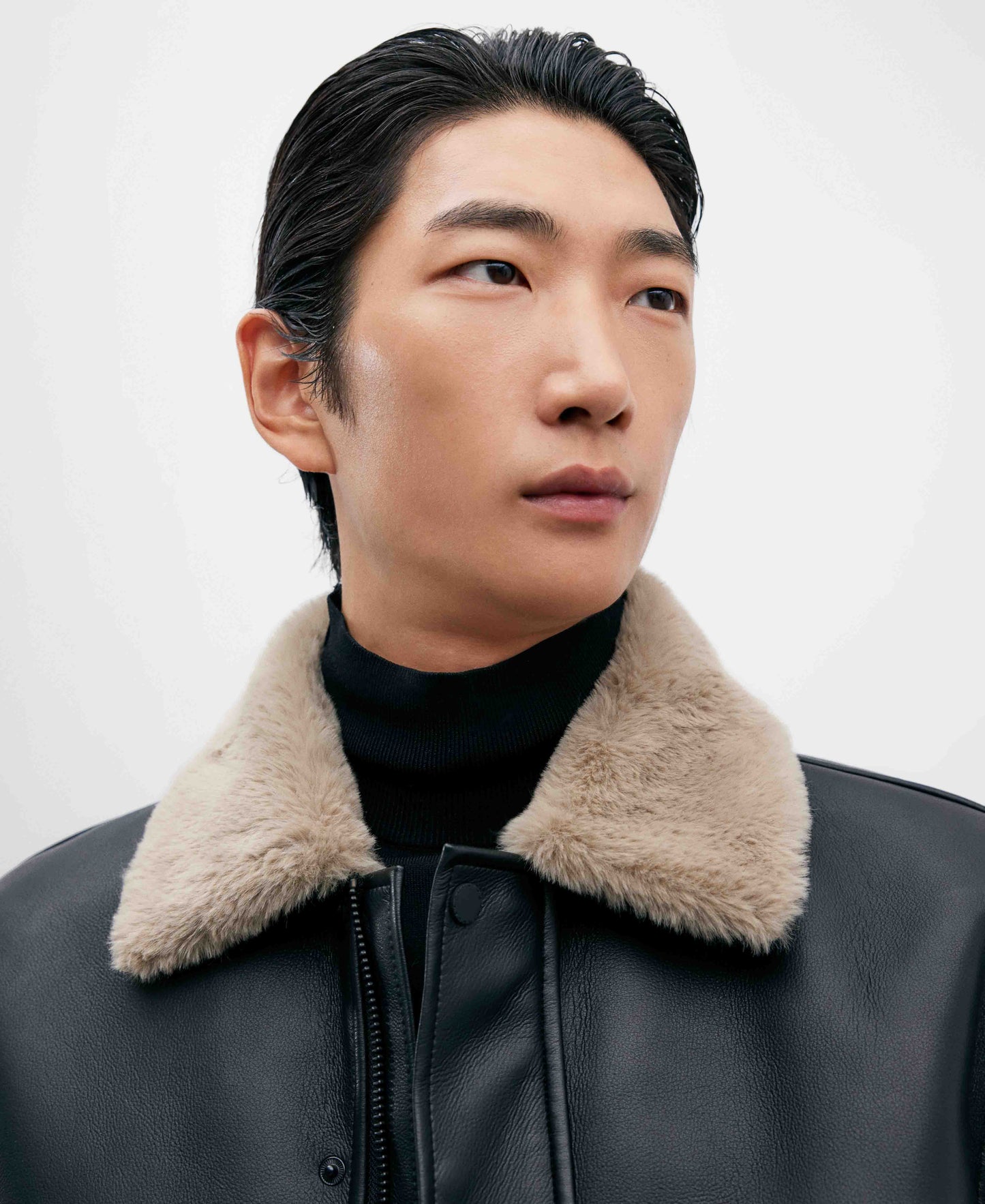 Black Aviator Jacket For Men