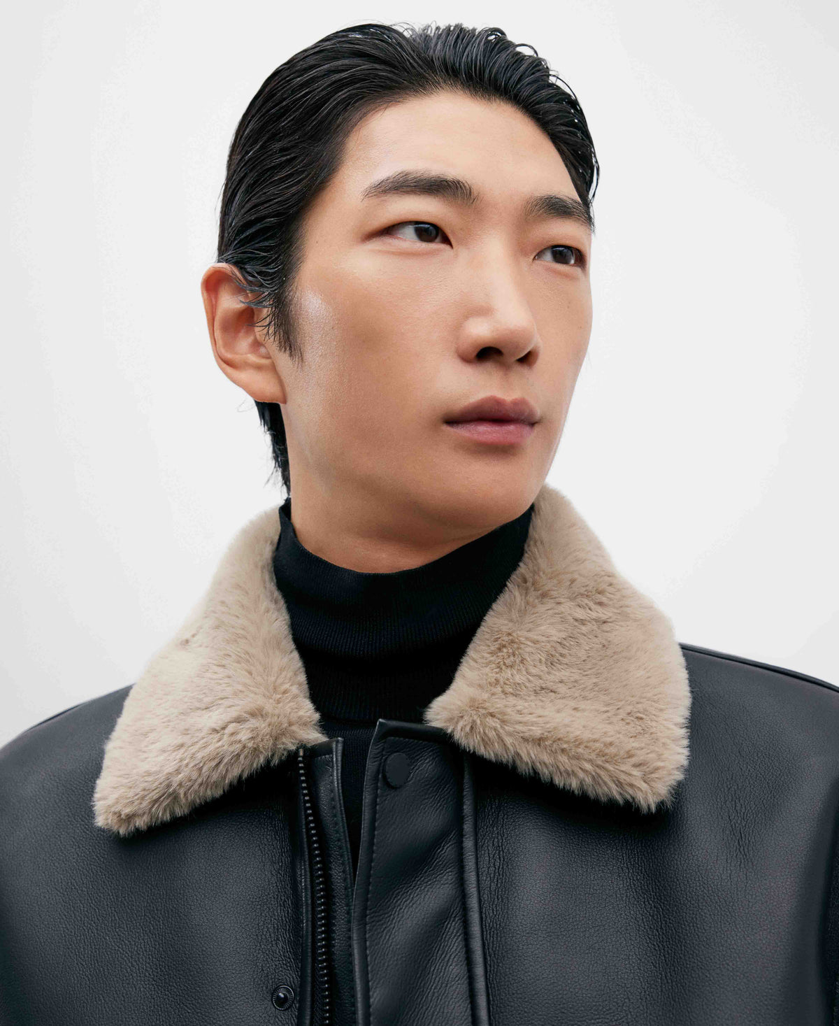 Black Aviator Jacket For Men