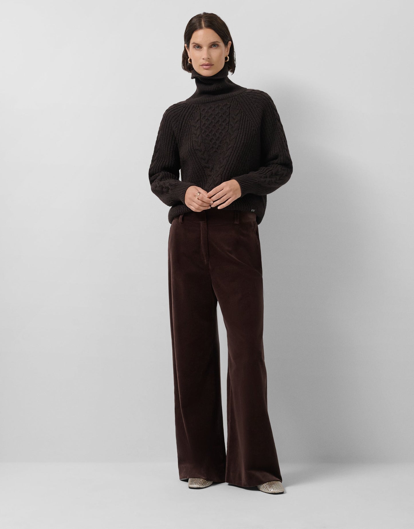 Brown Chunky Knit Sweater
