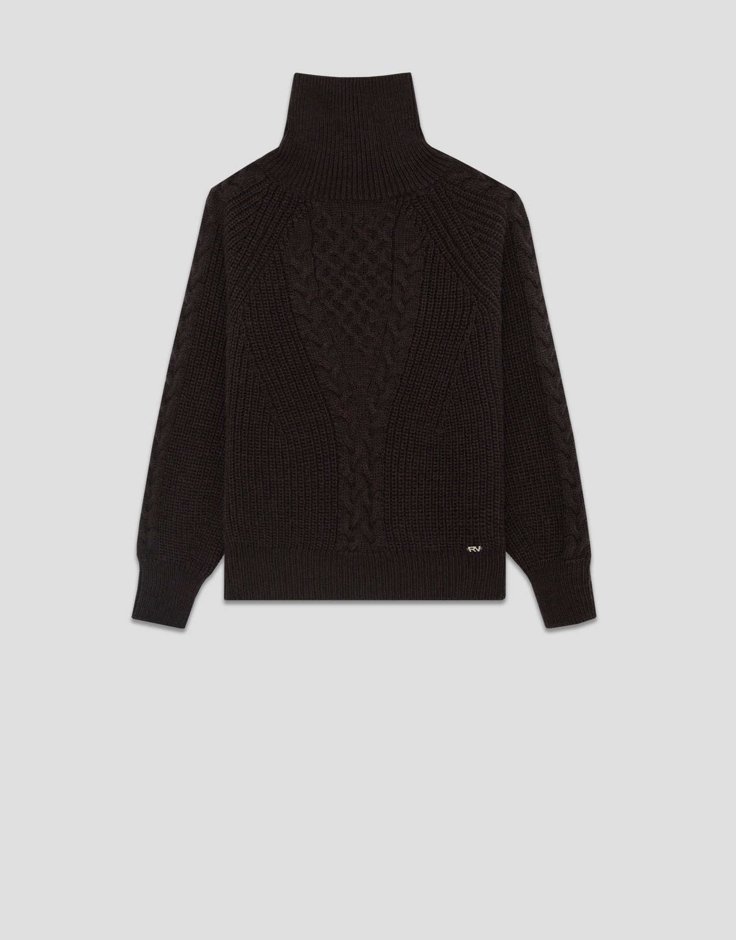 Brown Chunky Knit Sweater