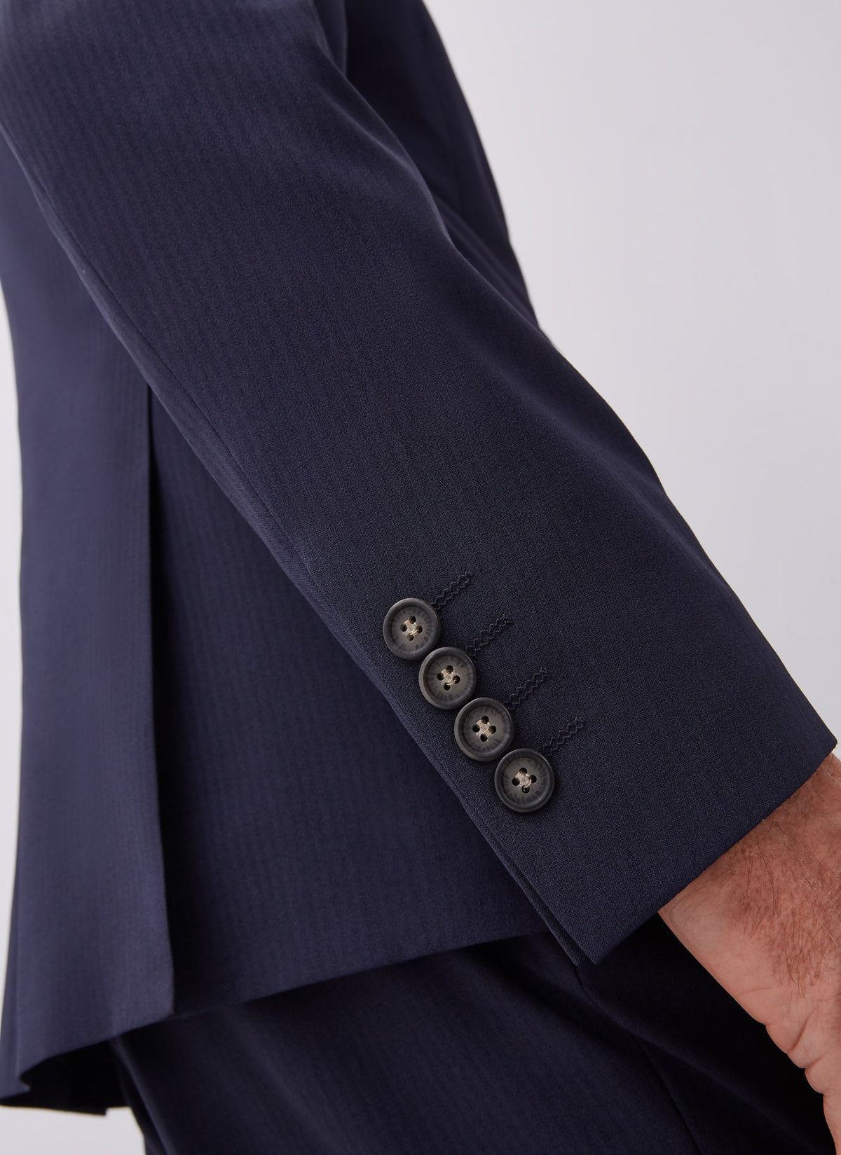 Navy Blue Classic Two-Piece Suit