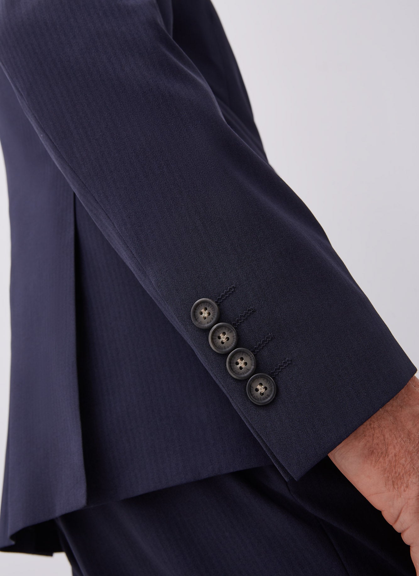 Navy Blue Classic Two-Piece Suit