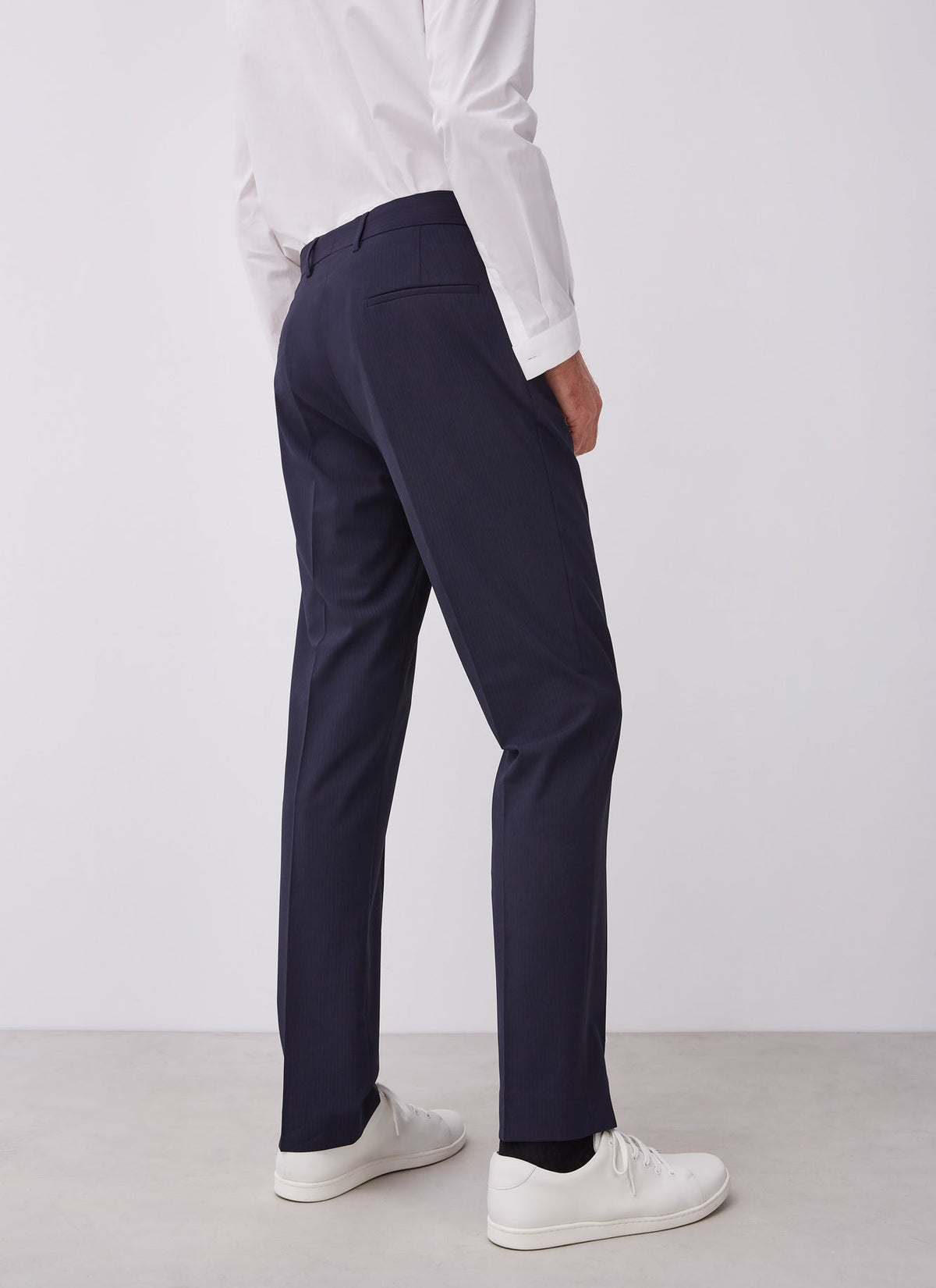 Navy Blue Classic Two-Piece Suit