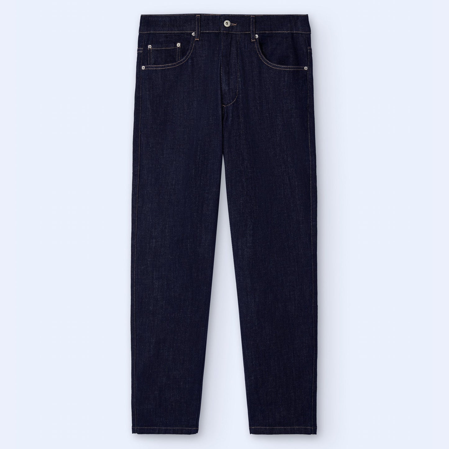 Blue Washed Denim Trousers