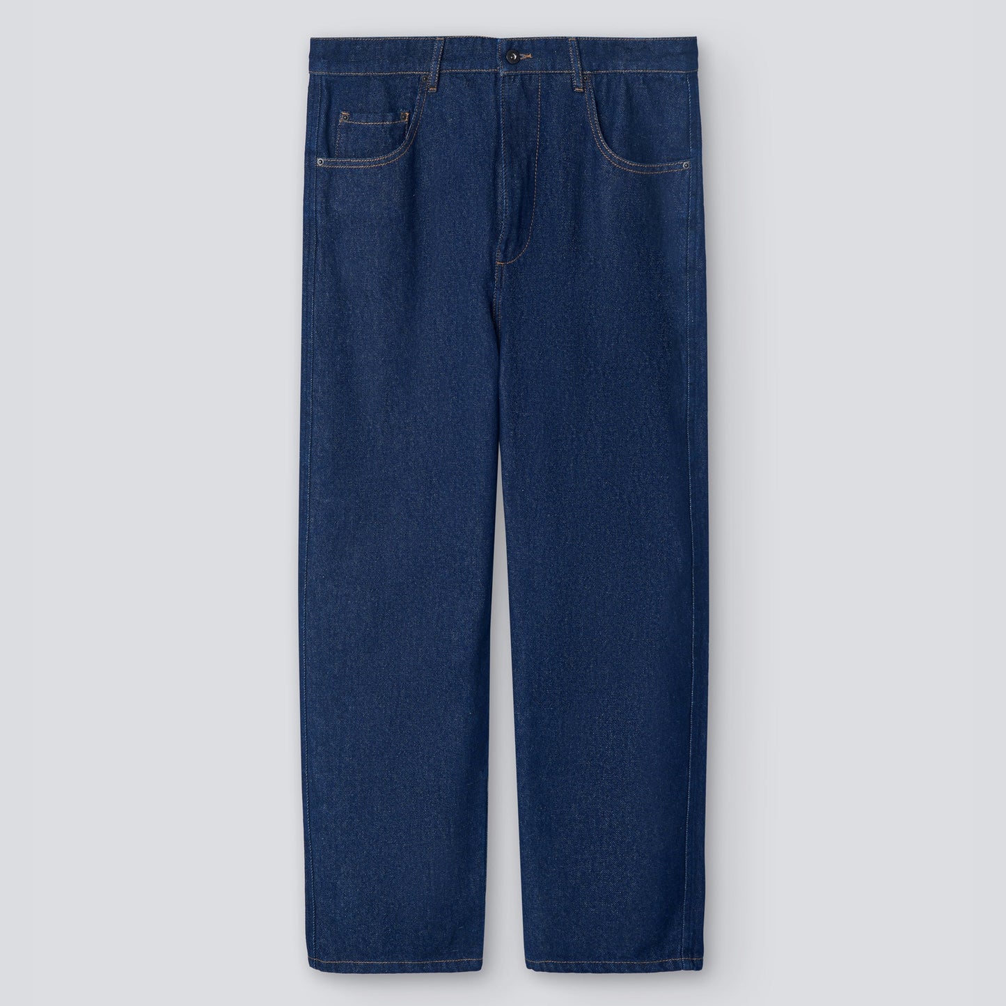 Denim Blue Blue Carrot Fit Denim Trousers