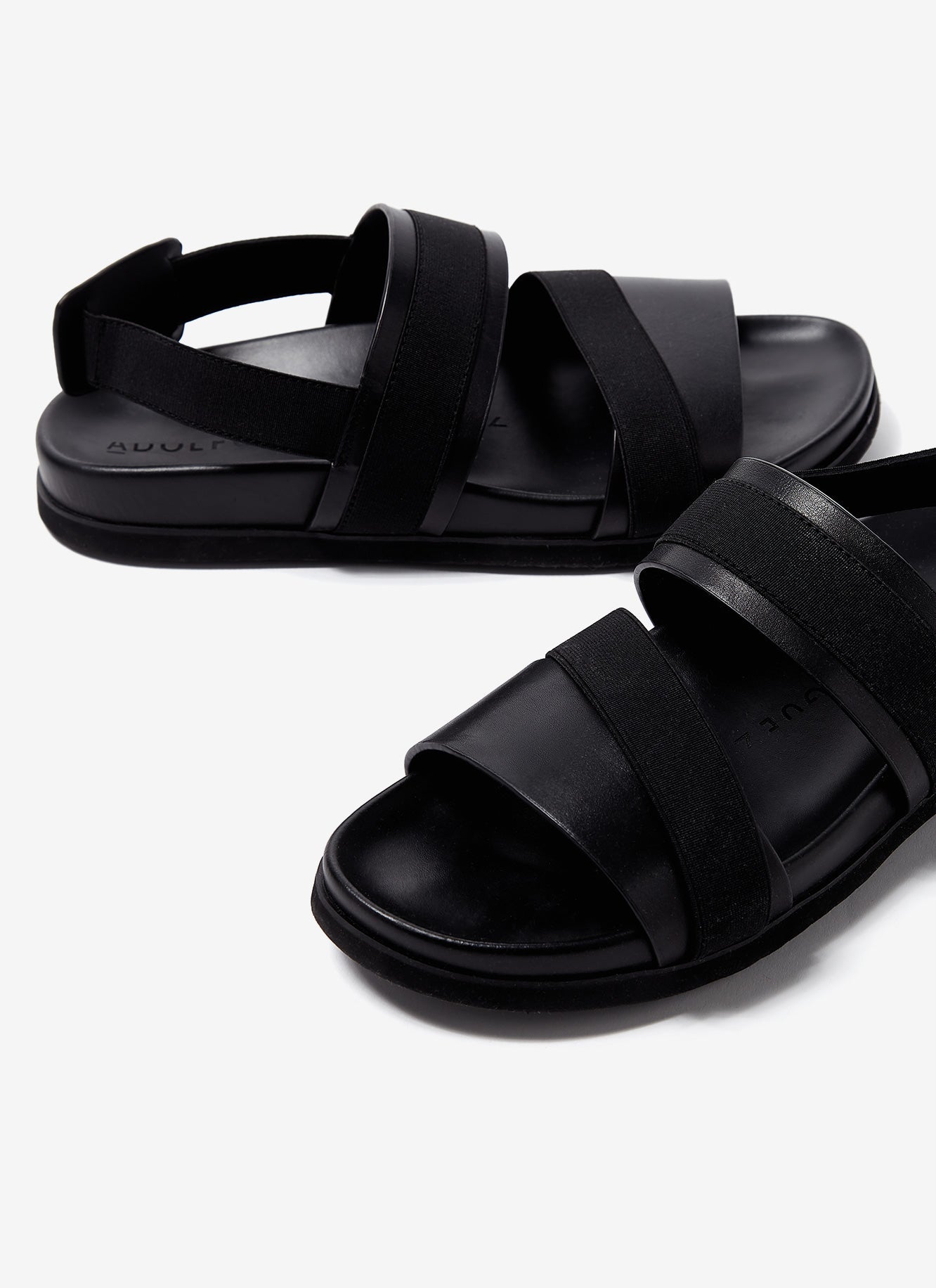 Leather Sandal Black