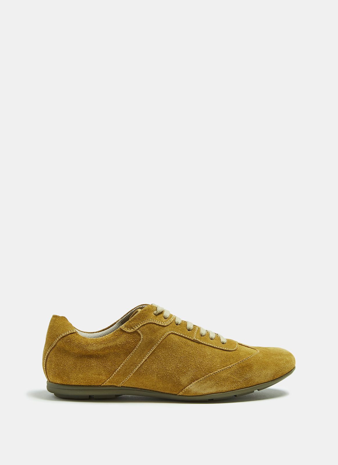Brown Sneakers With Suede Laces