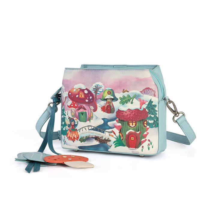 Vendula London Fairy Village Paige Bag – front, three-quarter view