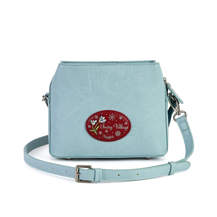 Vendula London Fairy Village Paige Bag – back with embossed badge