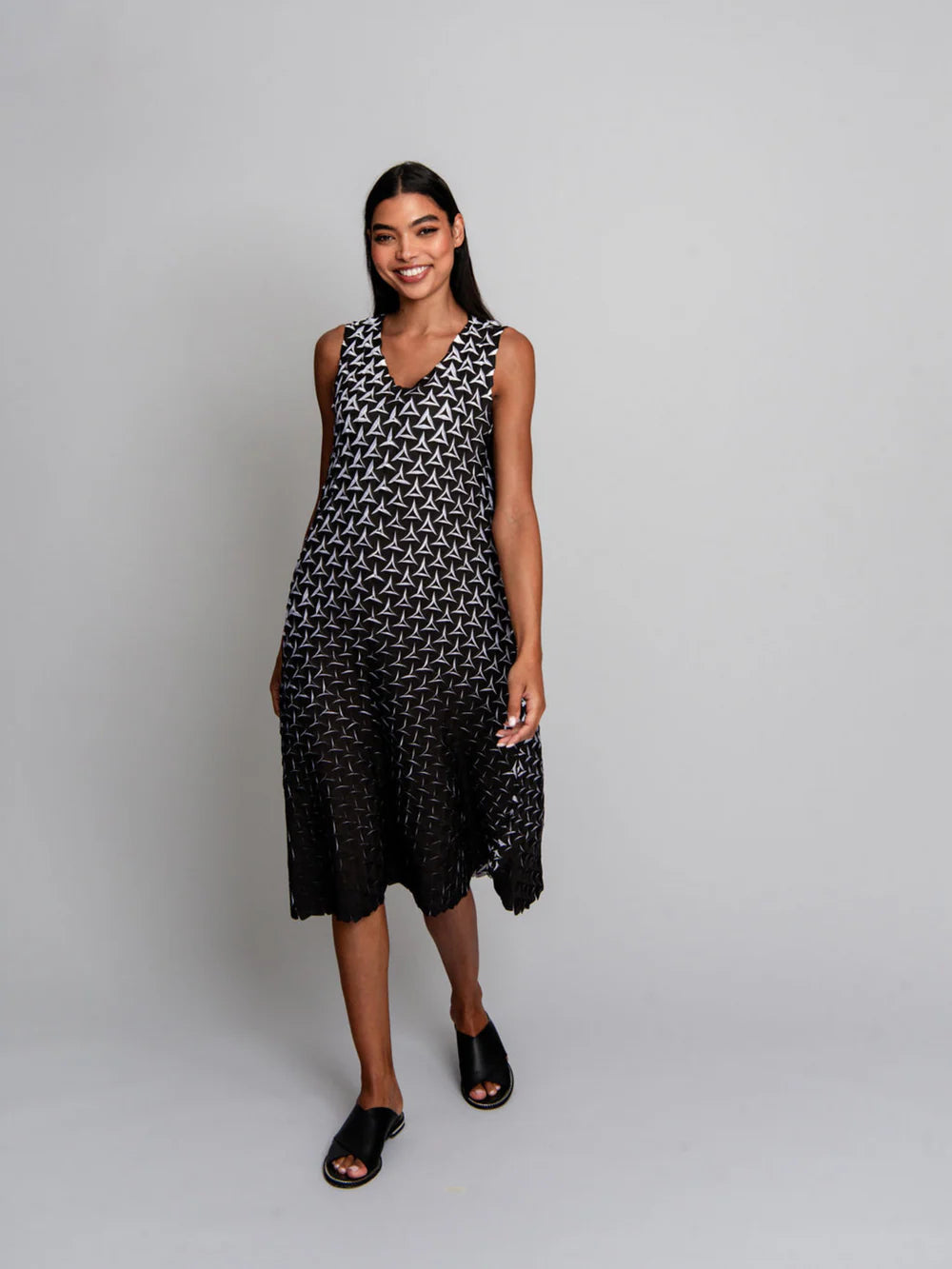 Alquema | NEW Northern Star Dress / Black White