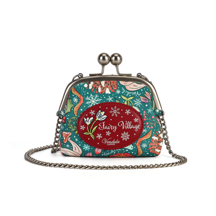Vendula London Fairy Village Rio Purse – back with embroidered badge