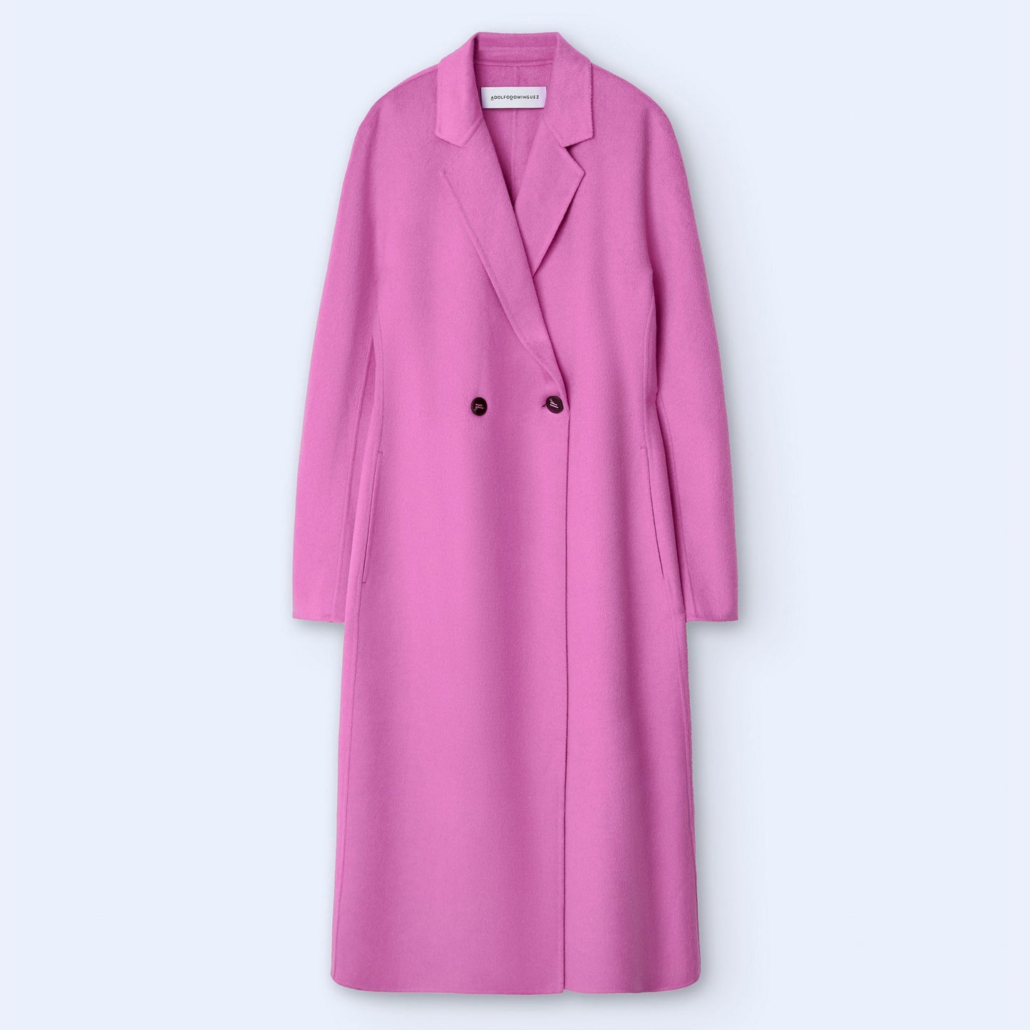 Pink Double-Faced Tailored Coat