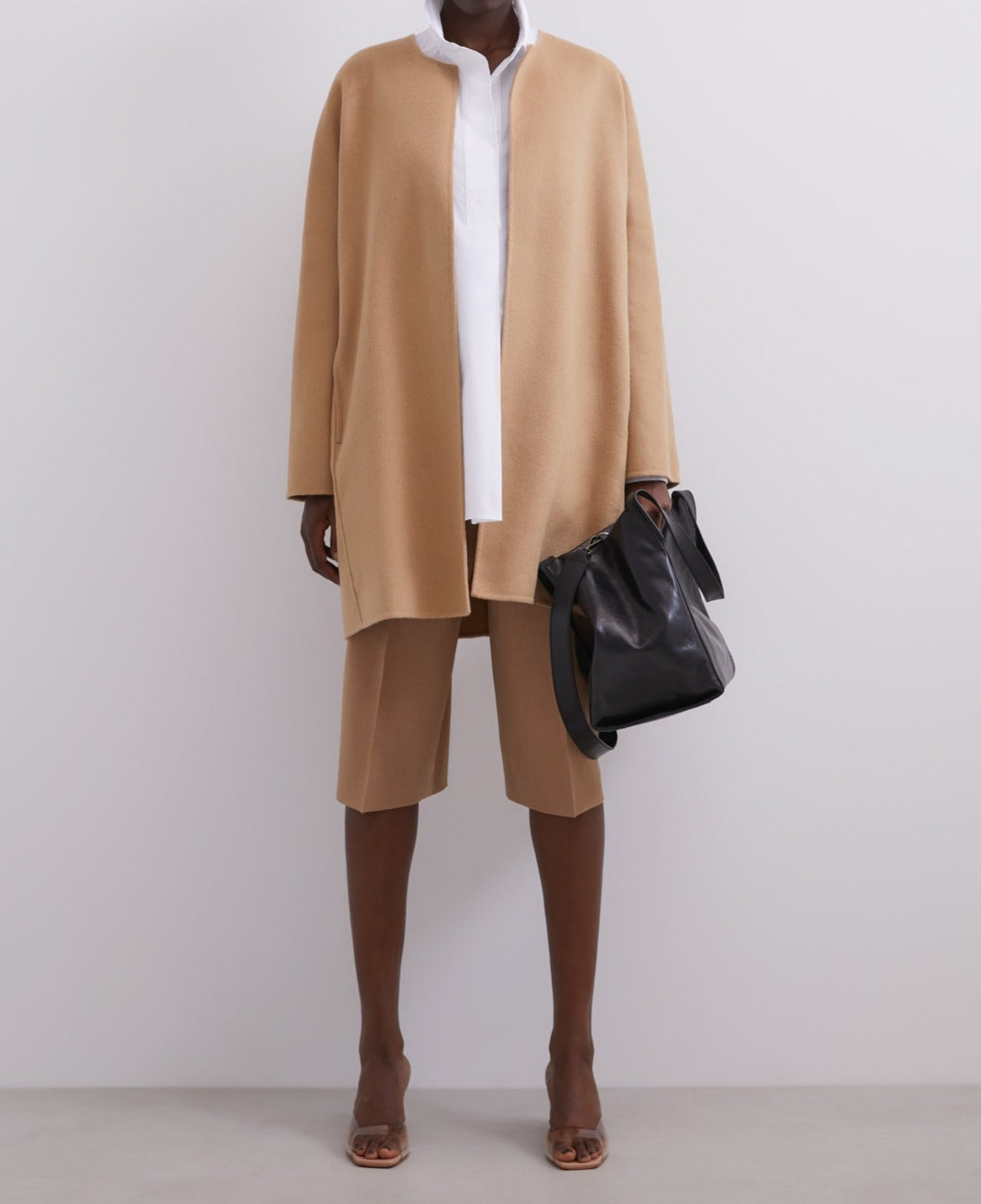 Camel Merino Wool Coat