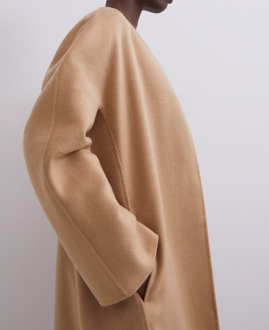 Camel Merino Wool Coat