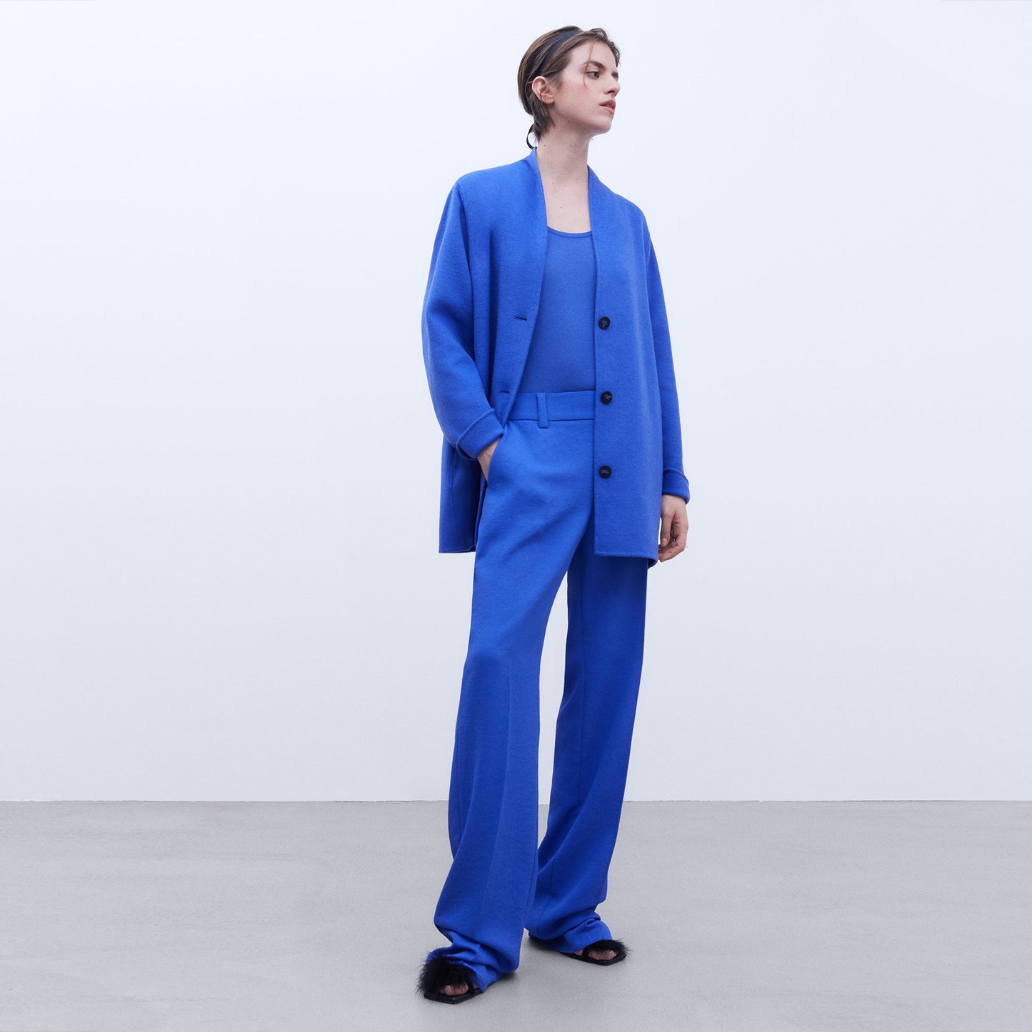 Klein Blue Double Coat