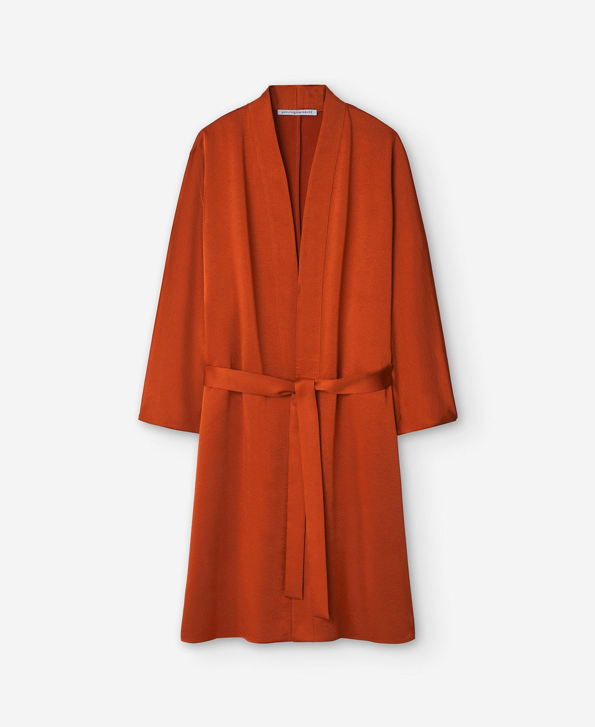 Dark Orange Woman's Fluid Jacket