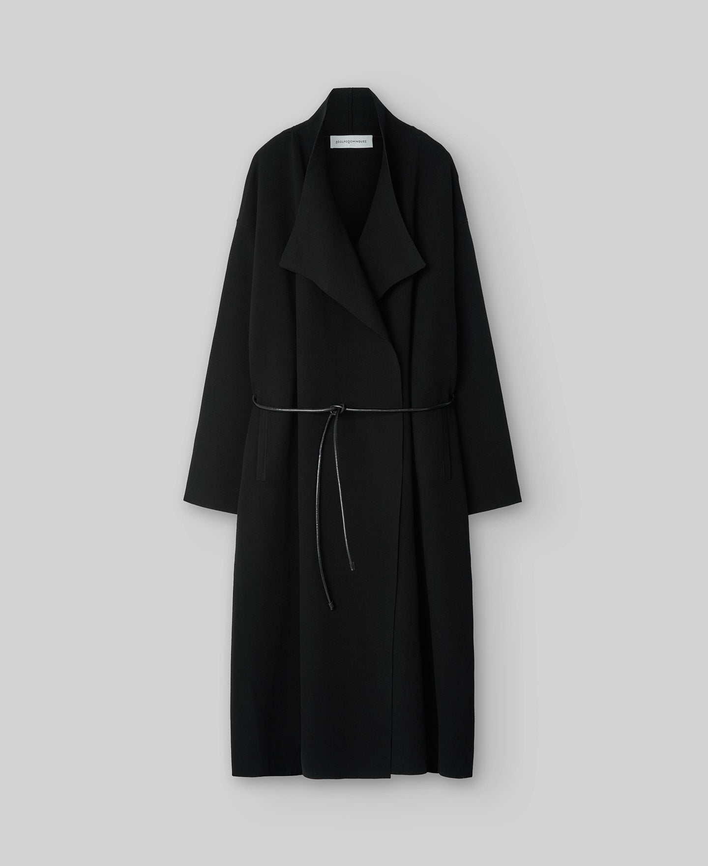 Long Black Knit Coat For Women