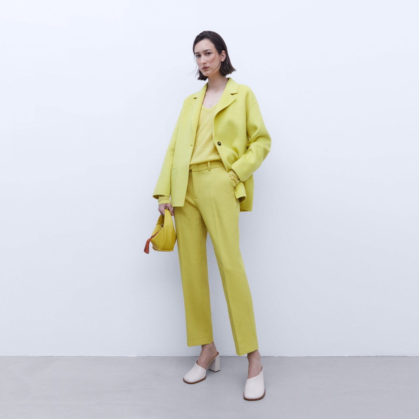 Pistachio Green Double Face Coat