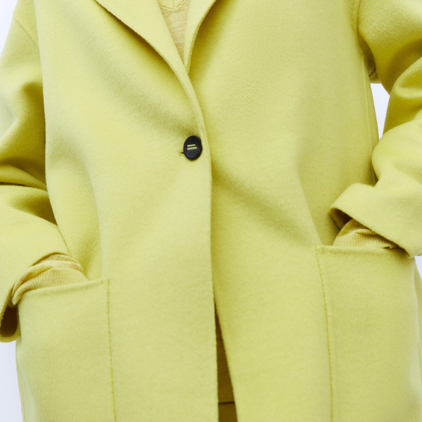 Pistachio Green Double Face Coat