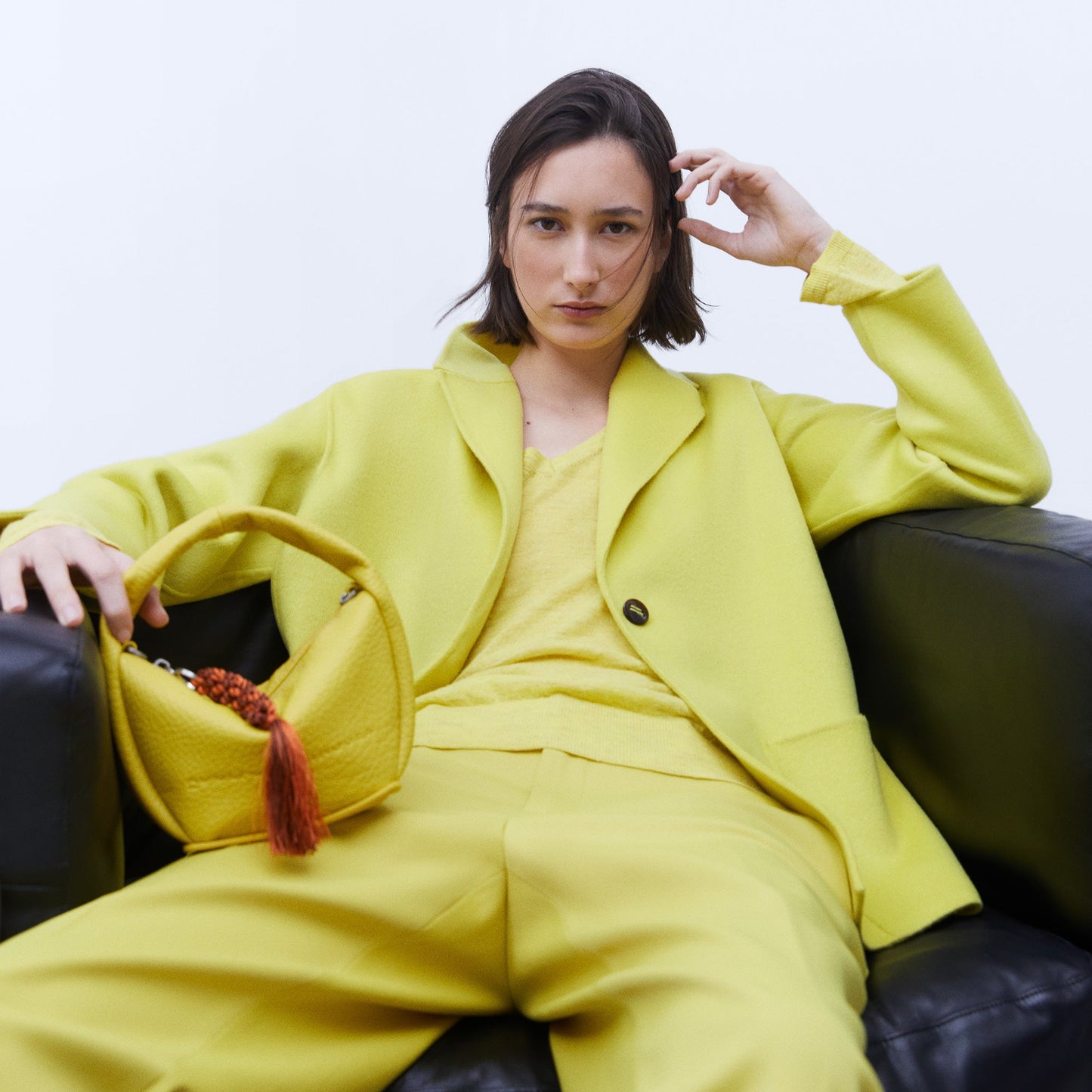 Pistachio Green Double Face Coat