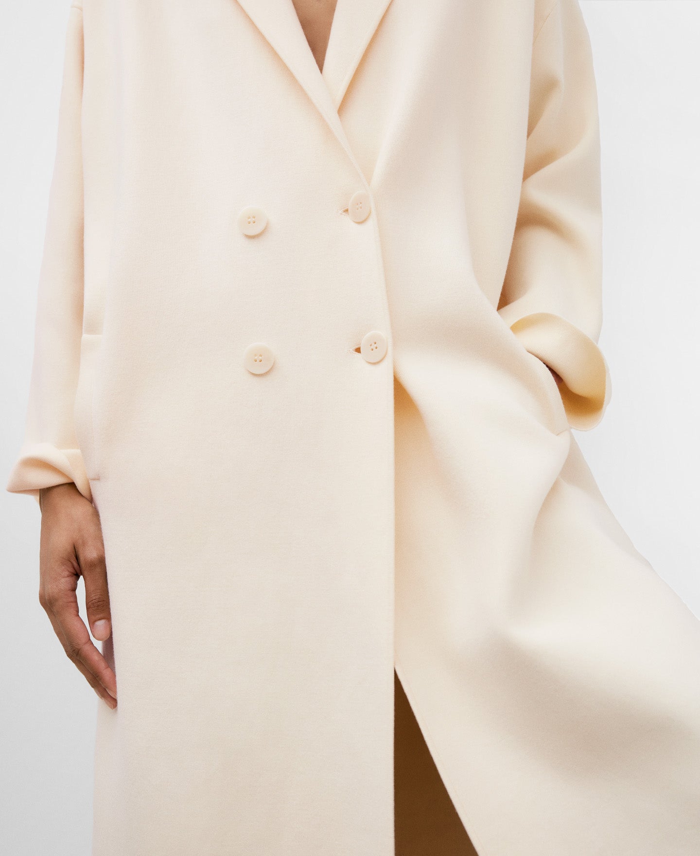 Double-Fronted Knitted Coat