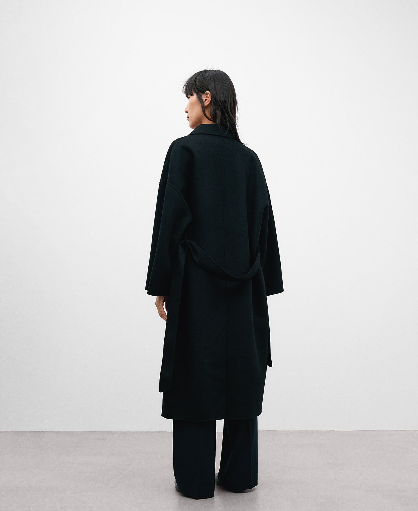 Black Travel Coat For Women