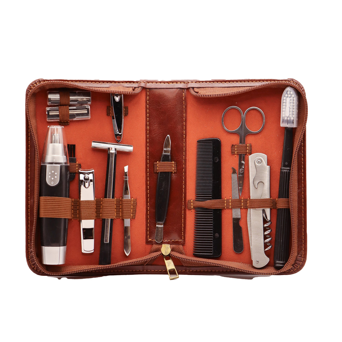 Men's Republic - Men's Grooming Kit - 12 Pieces In Zipper Bag